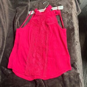 Vibrant Pink Sleeveless Top